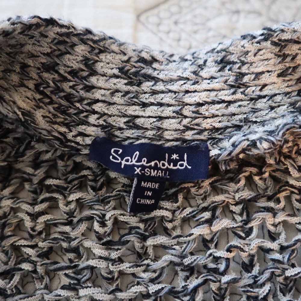 Splendid blue and White Cardigan - Picture 3 of 6